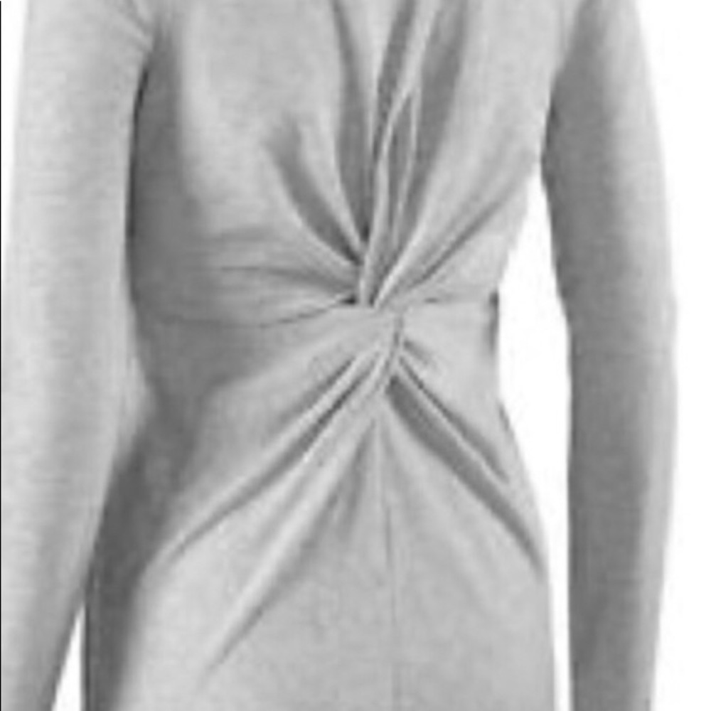 CAbi Twist Turn Tee. Heather Grey. Like New. Sz S